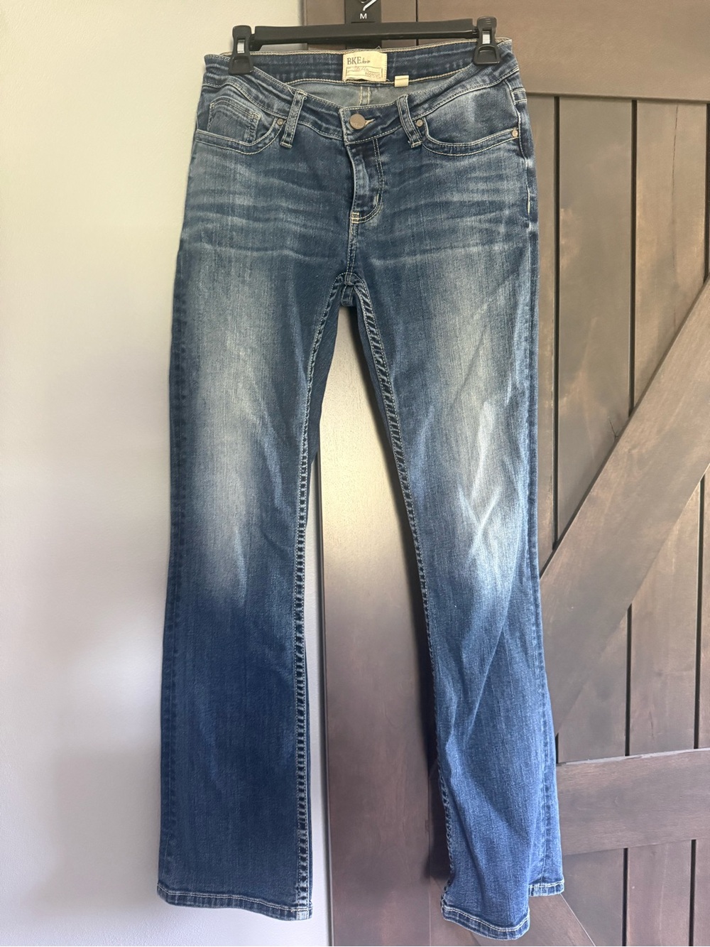 BKE Women's Blue Bootcut Jeans